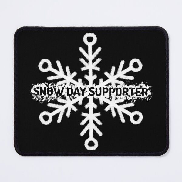 Item preview, Snow Day Supporter / White Snowflake designed and sold by AgnieshkaSiwek.