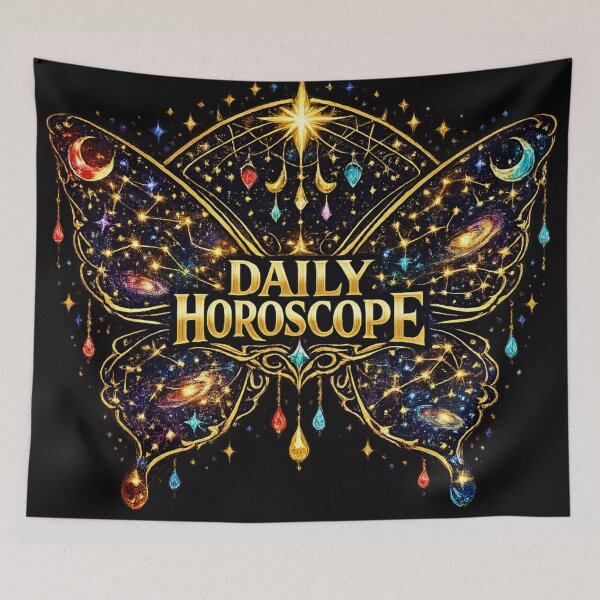 Item preview, Daily Horoscope Cosmic Butterfly Astrology Design designed and sold by irfanshikh.