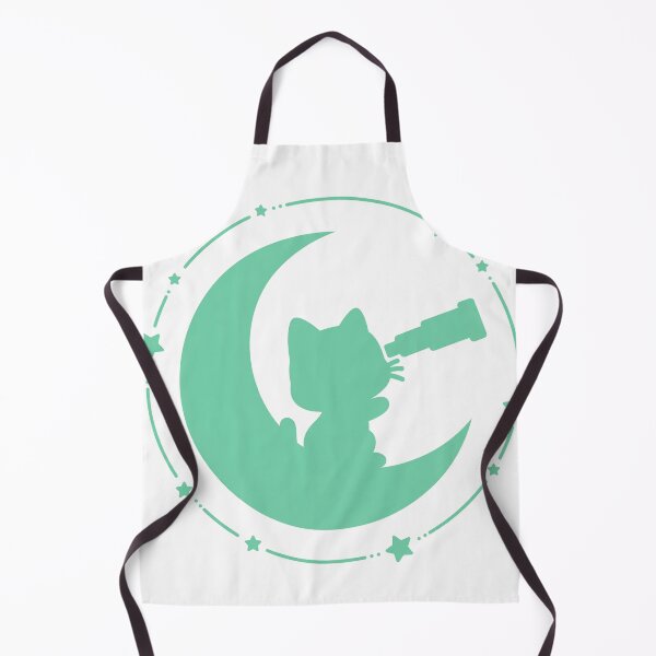Item preview, Cat with Telescope on Mint Moon designed and sold by FantasyPearl.