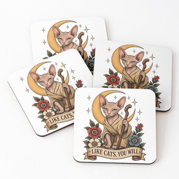 Item preview, Sphynx Master Cat Tattoo Style designed and sold by Old's Cool Cat Studio.