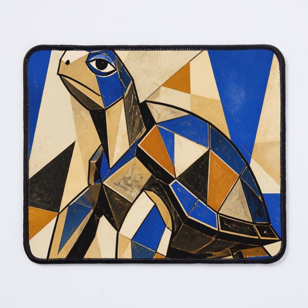 Item preview, Cubist Turtle Abstract Geometric Animal designed and sold by inkaylindesign.