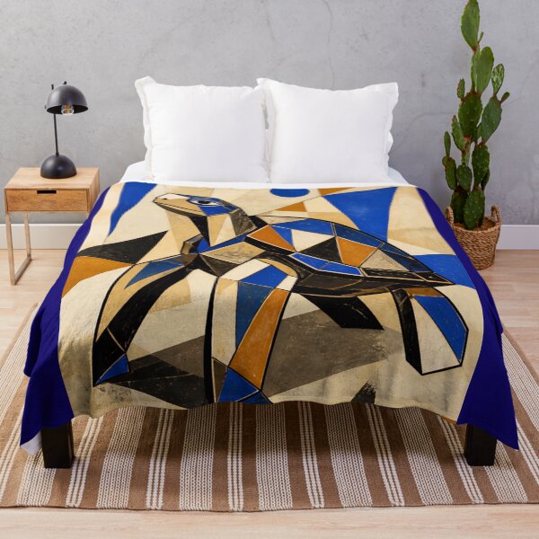 Item preview, Cubist Turtle Abstract Geometric Animal designed and sold by inkaylindesign.