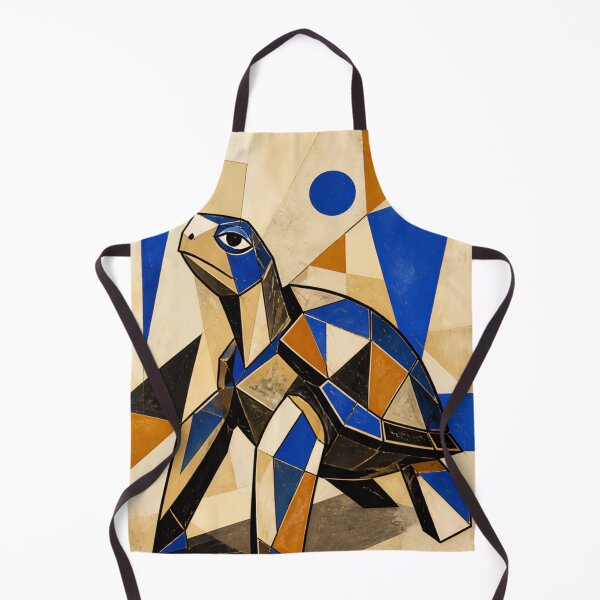 Item preview, Cubist Turtle Abstract Geometric Animal designed and sold by inkaylindesign.