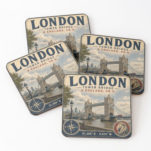 Item preview, London Tower Bridge Vintage Travel Sticker | England designed and sold by naturalsurvival.