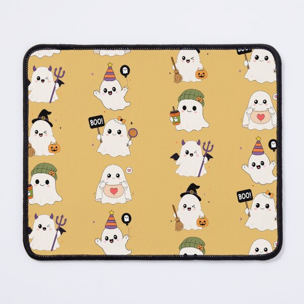 Item preview, Cute Ghost Sticker Sheet Set with Witch Hat and Pumpkin designed and sold by Teenidesign .