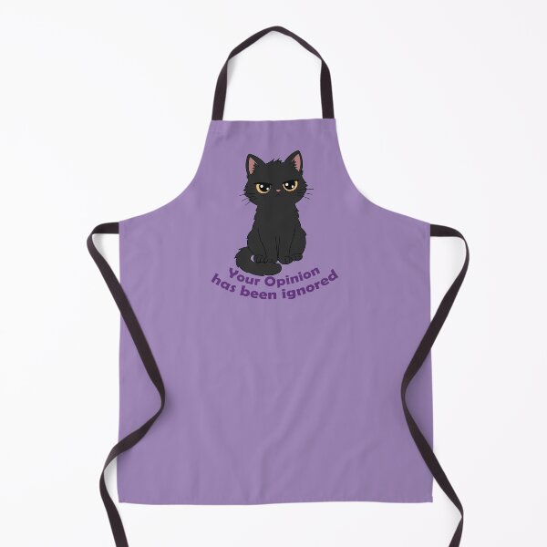 Item preview, Tu opinión ha sido ignorada. Gato negro enojado. Diseño de gato sarcástico y divertido. designed and sold by Hallowed Artistry.