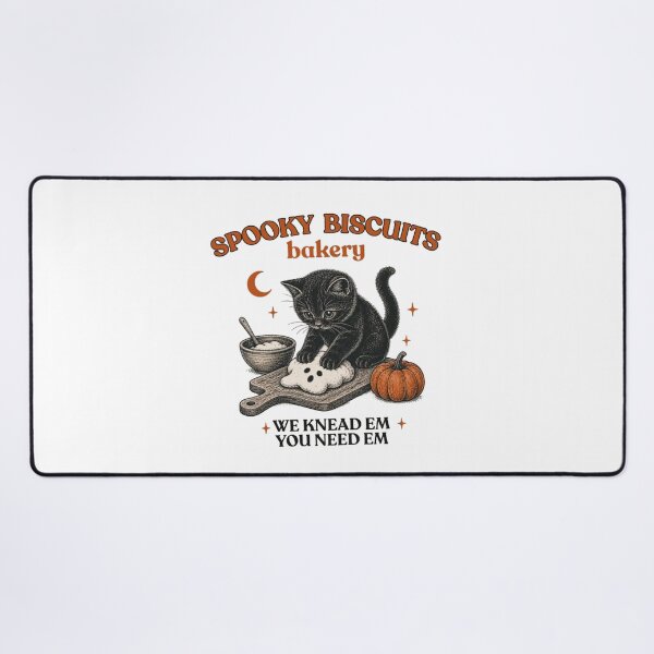 Item preview, Spooky Biscuits Bakery Black Cat Halloween Baking Vintage Cute Ghost Cookie designed and sold by Gbriel3.