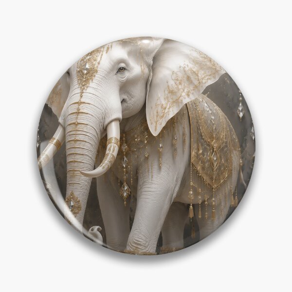Item preview, Luxury​ Ivory Elephant Nouveau​ designed and sold by Adisak-designs.