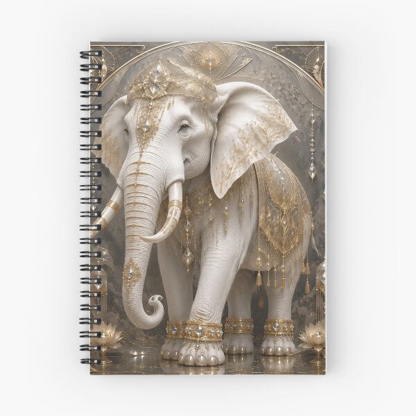 Item preview, Luxury​ Ivory Elephant Nouveau​ designed and sold by Adisak-designs.