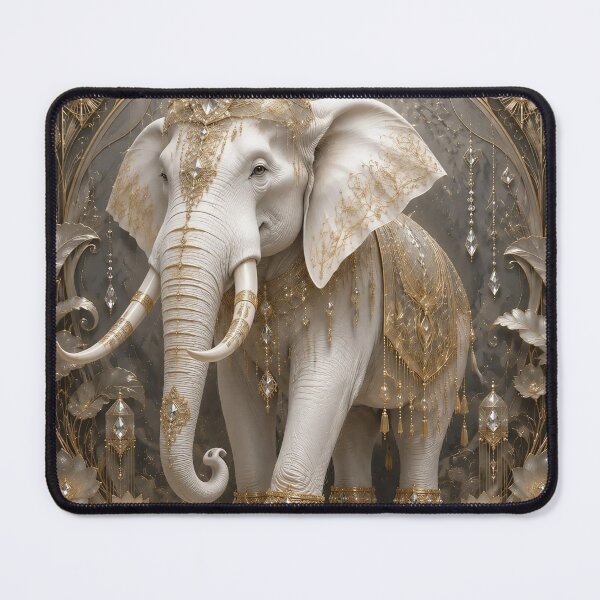 Item preview, Luxury Ivory Elephant Nouveau designed and sold by Adisak-designs.