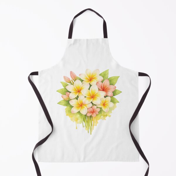 Item preview, Frangipani Blossoms – Elegant Tropical Floral Botanical Art designed and sold by Amsafjol.