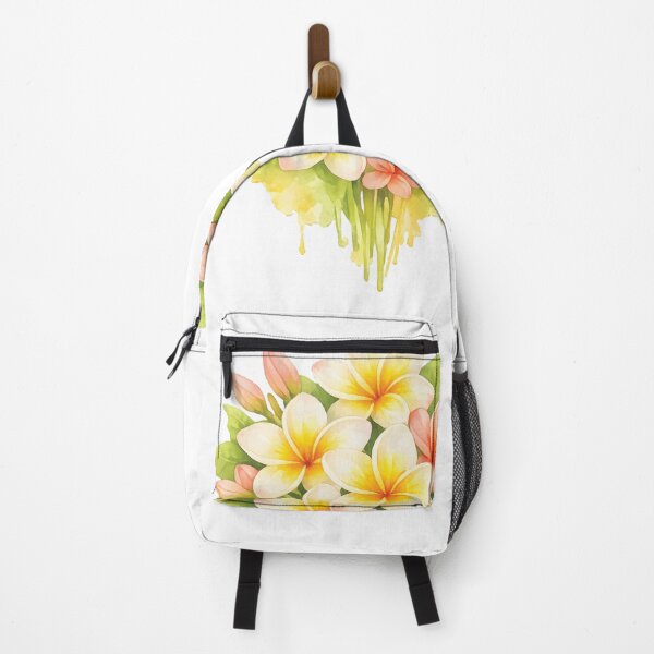 Item preview, Frangipani Blossoms – Elegant Tropical Floral Botanical Art designed and sold by Amsafjol.