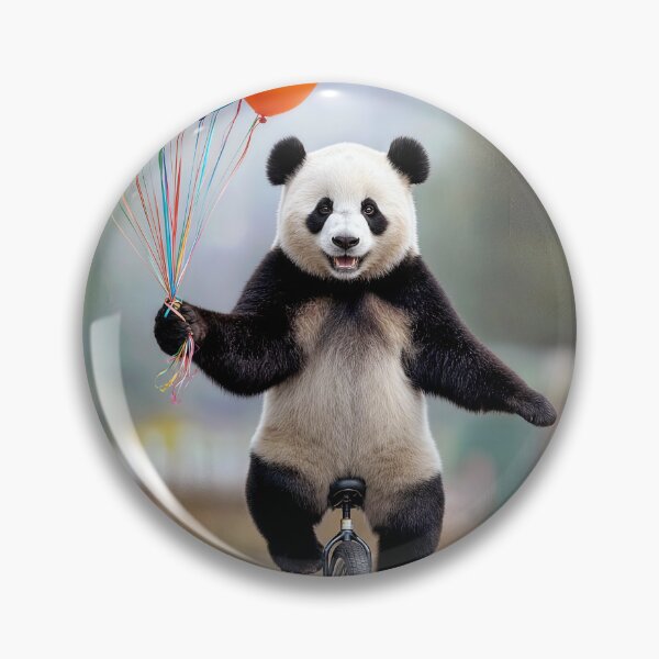 Item preview, Panda Bear Balancing on a Unicycle designed and sold by Maria Dryfhout.