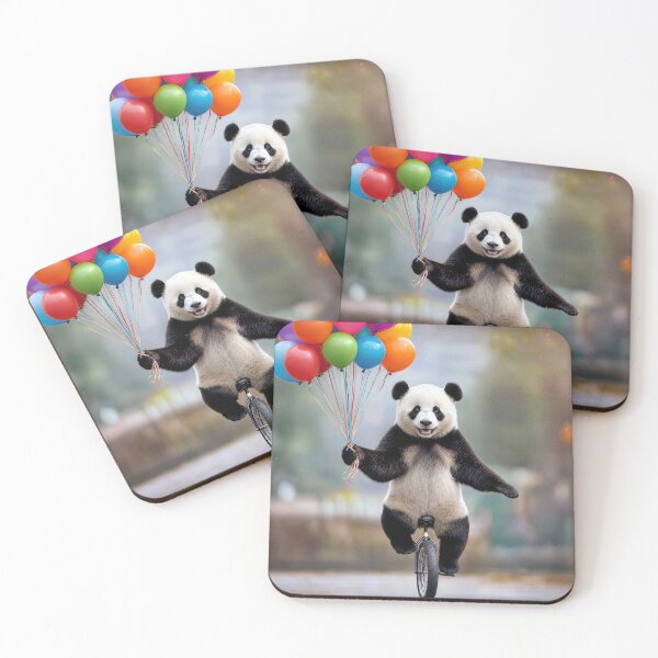 Item preview, Panda Bear Balancing on a Unicycle designed and sold by Maria Dryfhout.