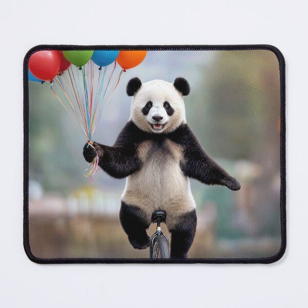 Item preview, Panda Bear Balancing on a Unicycle designed and sold by Maria Dryfhout.