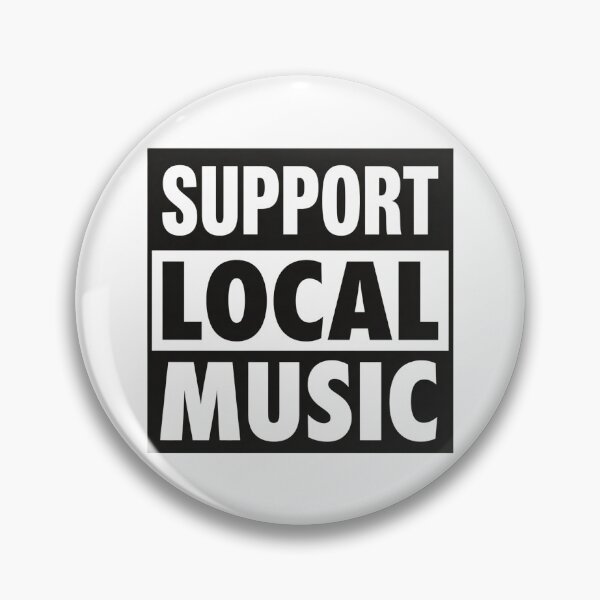Item preview, Support Local Music Gift Cute Indie Band Art Graphic Concert Goer Present for Vinyl Fans designed and sold by raedattia.