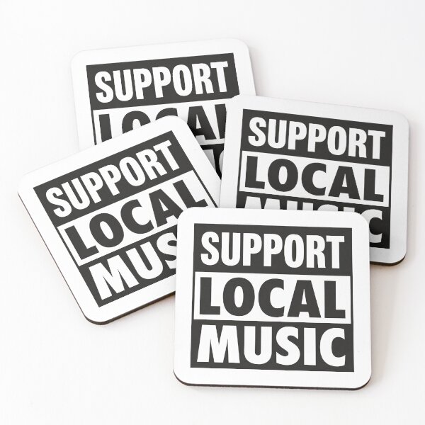 Item preview, Support Local Music Gift Cute Indie Band Art Graphic Concert Goer Present for Vinyl Fans designed and sold by raedattia.