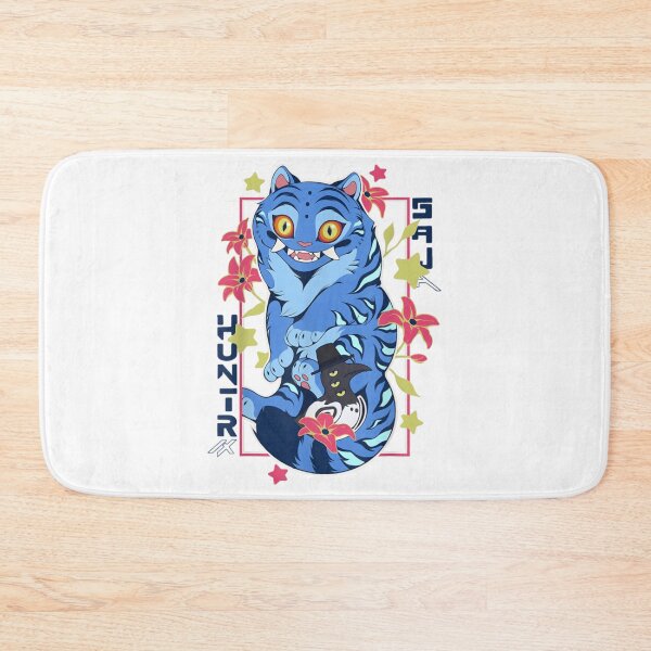 Item preview, Saja Hunter Blue Cat Anime Style Official designed and sold by Macdonnellk.