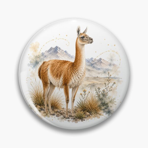 Item preview, Patagonian Guanaco – Wind Paths designed and sold by Esencia Argentina.