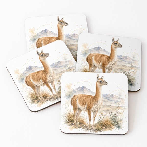 Item preview, Patagonian Guanaco – Wind Paths designed and sold by Esencia Argentina.