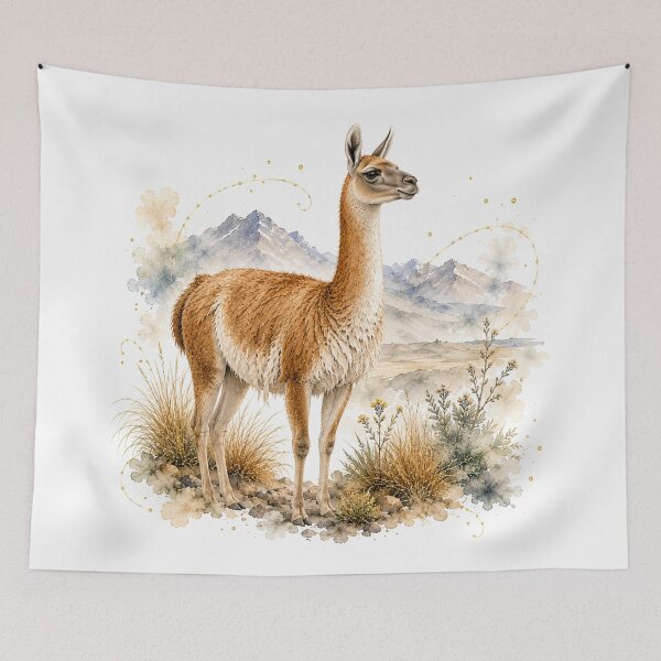 Item preview, Patagonian Guanaco – Wind Paths designed and sold by Esencia Argentina.