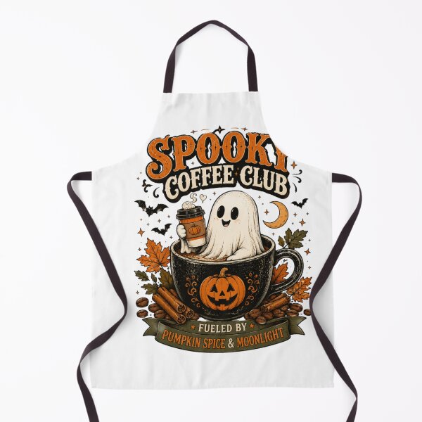 Item preview, Spooky Coffee Club Shirt Pumpkin Spice Halloween Coffee Lover T-Shirt designed and sold by happyshirt27.