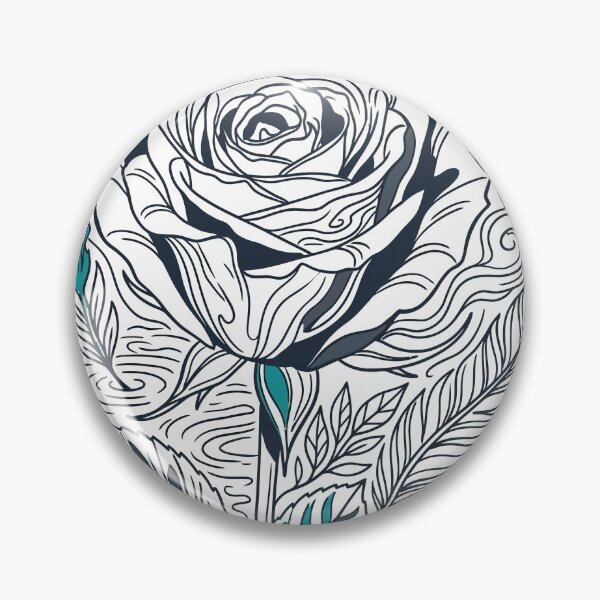 Item preview, Rose Stem Mandala Circle Art designed and sold by flowre2.