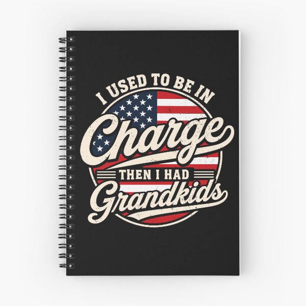 Item preview, I Used to Be in Charge Then I Had Grandkids Funny Grandparent USA Flag Grandpa Grandma Gift designed and sold by 76Valeria.