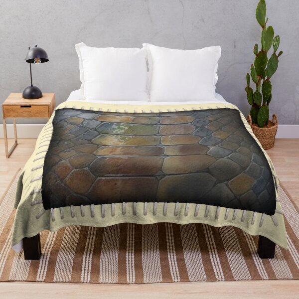 Item preview, Stitched Opening Reveals Reptile Skin designed and sold by MoxisWatercolor.