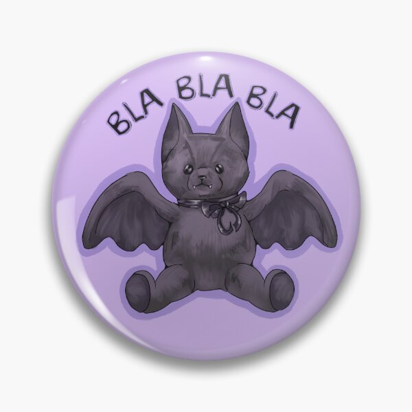 Item preview, Bat Plush (Bla Bla Bla) designed and sold by TheArtsyWyvern.