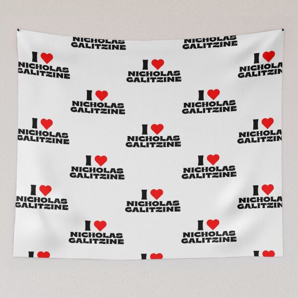 Item preview, I Love Nicholas Galitzine - Black Fonts designed and sold by brodrick-rowle.