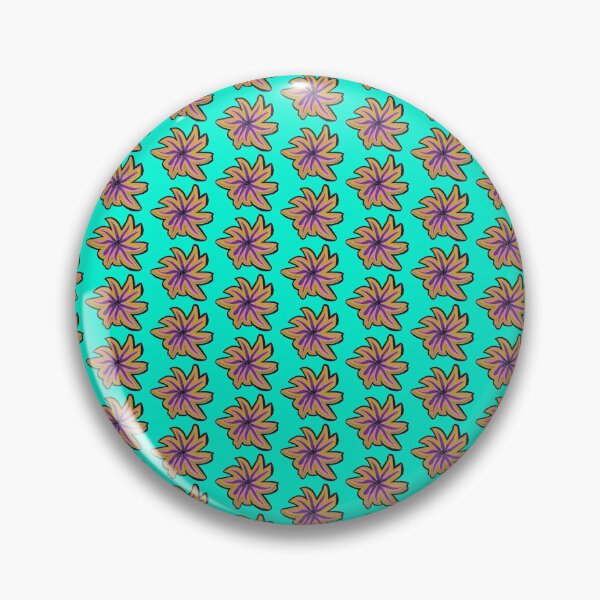 Item preview,  Groovy 70s Starburst Floral - Ocean Hibiscus Edition designed and sold by energyoflove333.