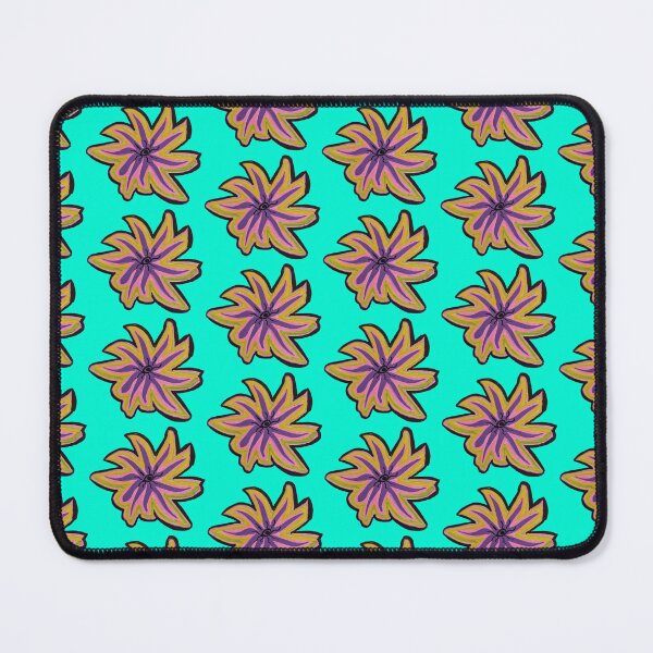 Item preview, Groovy 70s Starburst Floral - Ocean Hibiscus Edition designed and sold by energyoflove333.