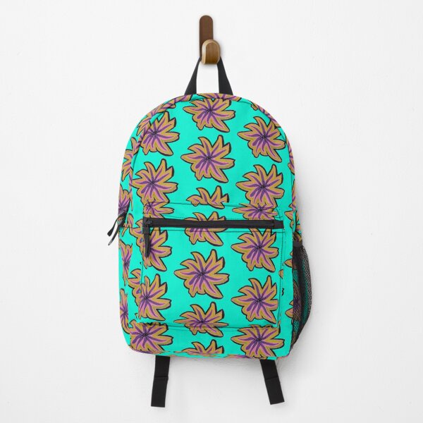 Item preview, Groovy 70s Starburst Floral - Ocean Hibiscus Edition designed and sold by energyoflove333.