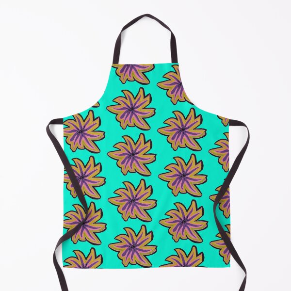 Item preview, Groovy 70s Starburst Floral - Ocean Hibiscus Edition designed and sold by energyoflove333.