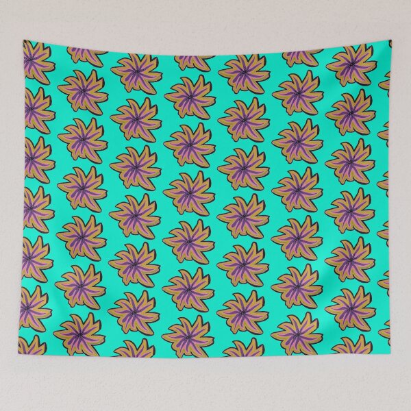 Item preview,  Groovy 70s Starburst Floral - Ocean Hibiscus Edition designed and sold by energyoflove333.