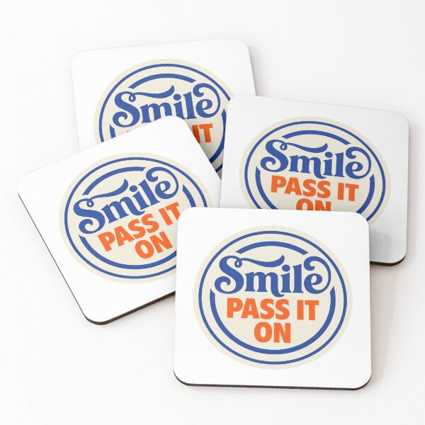 Item preview, Smile Pass It On Sticker Cute Retro Positivity Art Graphic Kindness Movement Present for Optimists designed and sold by raedattia.