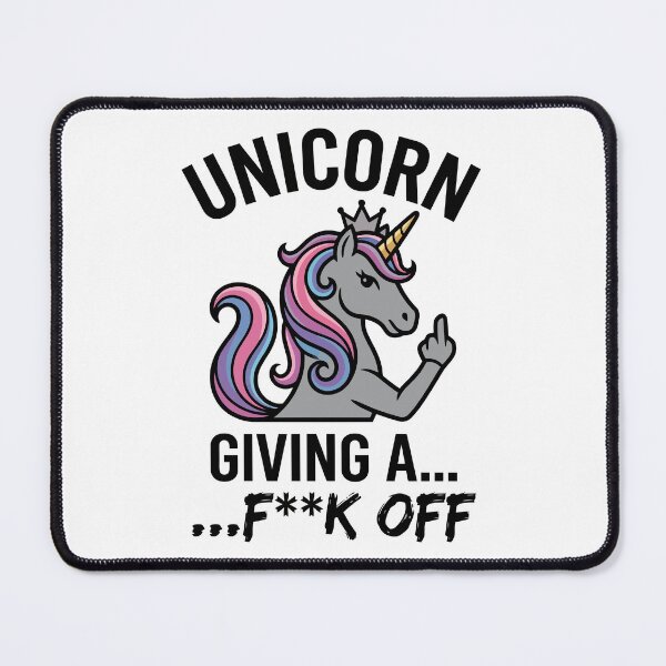 Item preview, Sarcastic Unicorn Flipping Off Funny Attitude Mythical Horse designed and sold by Amir Faysal.