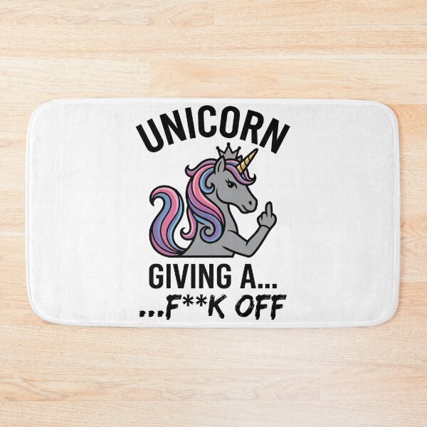 Item preview, Sarcastic Unicorn Flipping Off Funny Attitude Mythical Horse designed and sold by Amir Faysal.
