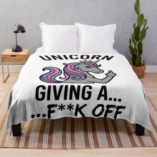 Item preview, Sarcastic Unicorn Flipping Off Funny Attitude Mythical Horse designed and sold by Amir Faysal.