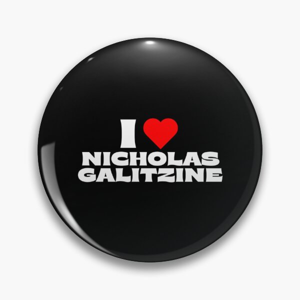 Item preview, I Love Nicholas Galitzine - White Fonts designed and sold by brodrick-rowle.