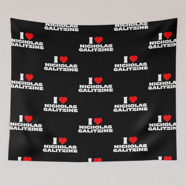 Item preview, I Love Nicholas Galitzine - White Fonts designed and sold by brodrick-rowle.