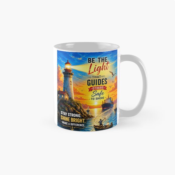 Item preview, Inspirational lighthouse coastal artwork designed and sold by urbanshop7.