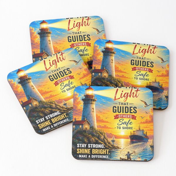 Item preview, Inspirational lighthouse coastal artwork designed and sold by urbanshop7.