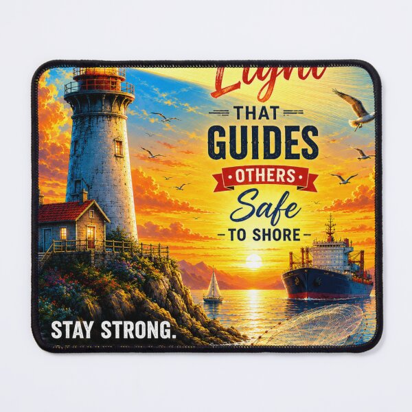 Item preview, Inspirational lighthouse coastal artwork designed and sold by urbanshop7.