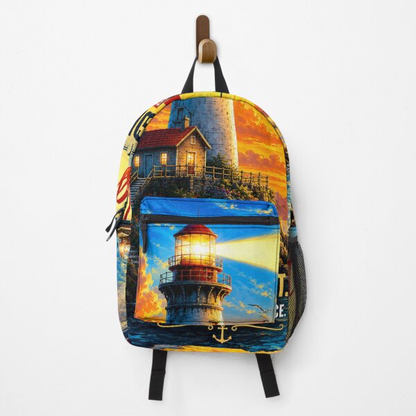 Item preview, Inspirational lighthouse coastal artwork designed and sold by urbanshop7.