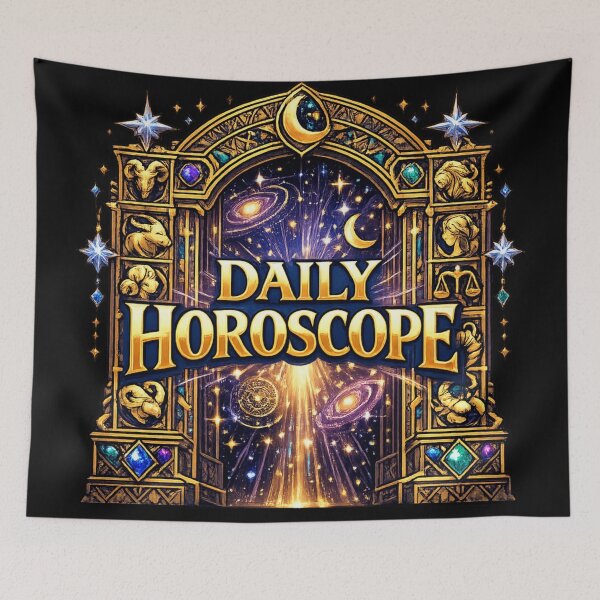 Item preview, Daily Horoscope Zodiac Portal Astrology Cosmic Design designed and sold by irfanshikh.