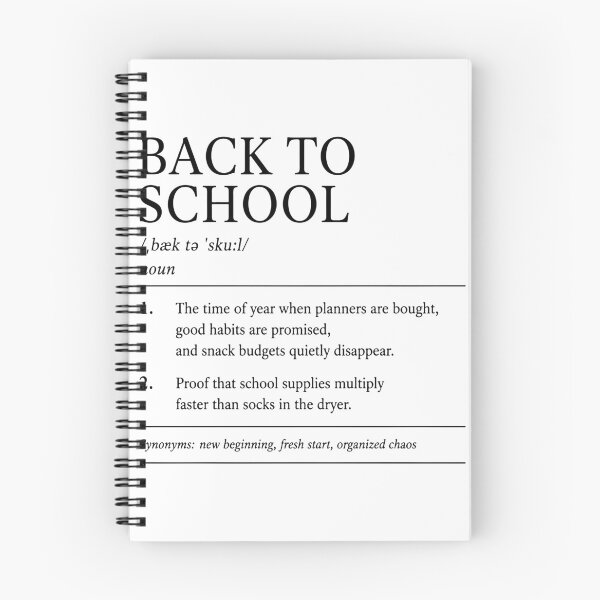 Item preview, Back to School Dictionary Definition 3 Typography T-Shirt | Teacher & Student Gift designed and sold by Sunday.Supply.