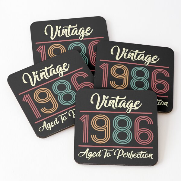 Item preview, 40th Birthday Vintage 1986 designed and sold by thepixelgarden.