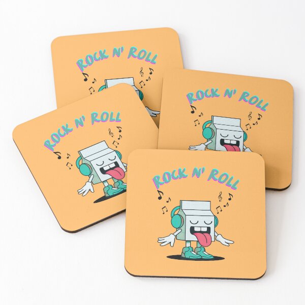 Item preview, Funny Milk Carton Rock 'n' Roll Cartoon — Retro Music designed and sold by creativerooney.